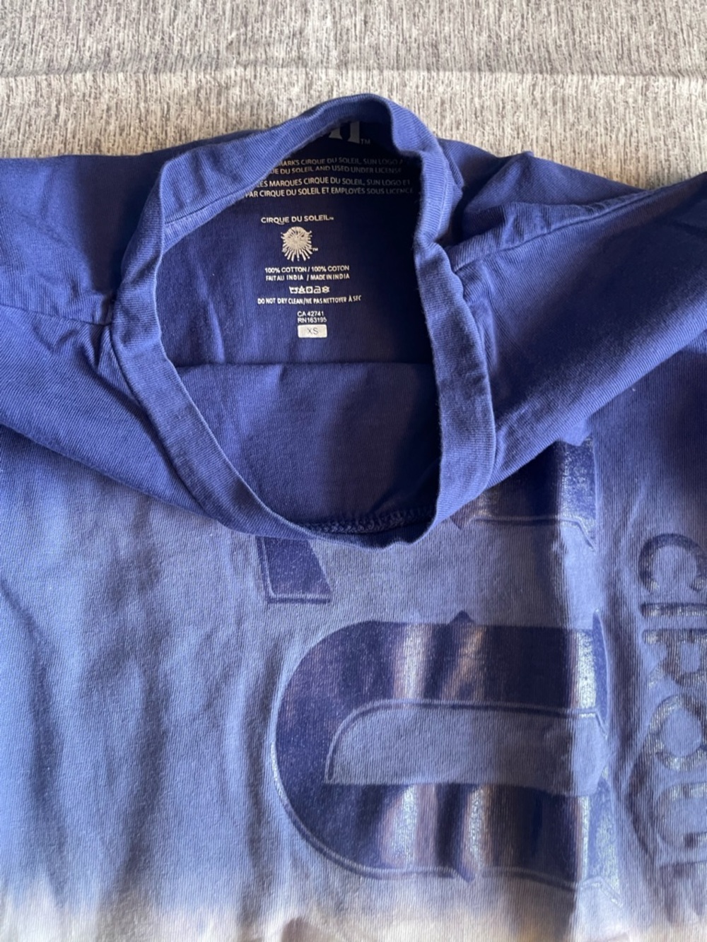 Cirque du Soleil Blue Graphic Tee